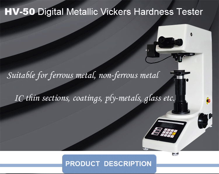 HV-50 Digital Vickers Hardness Tester Machine China