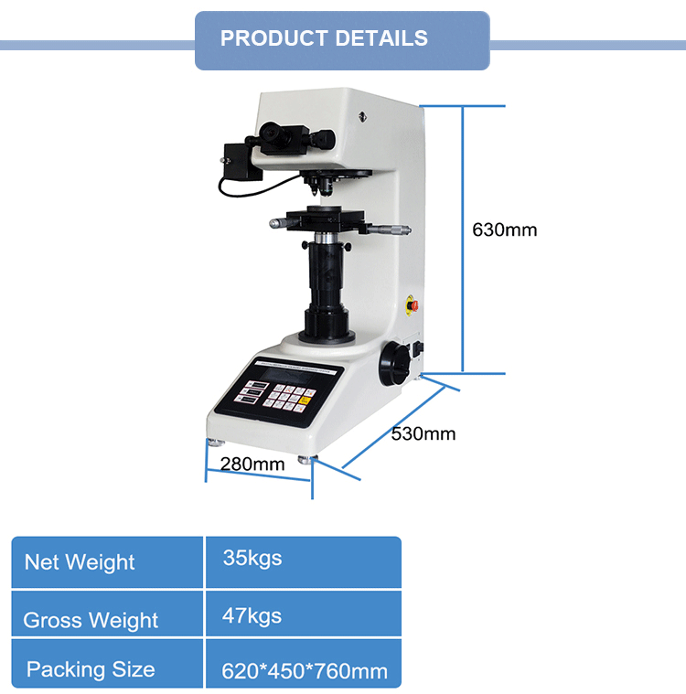 HV-50 Digital Vickers Hardness Tester Machine for sale