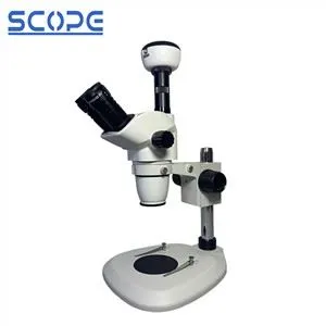 Stafræn myndavél aðdráttur Stereoscopic Microscope 6,7X-45X stækkun